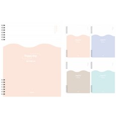 PENPIA 3 500 書寫舒適筆記本 16開 5入, 隨機出貨, 1套