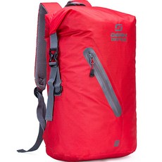 OSAH 戶外速乾防水登山背包 22L, 紅色