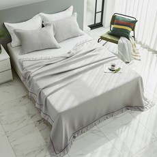 Diamang 人造絲床罩, 灰色
