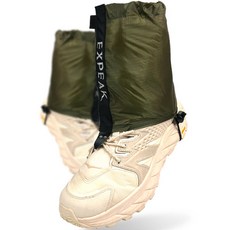 Expeak 越野登山超輕量短版綁腿, 橄欖綠