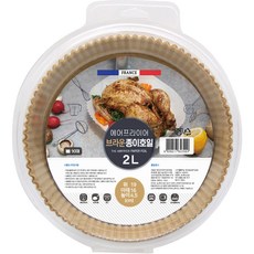 LIVING BERRY 氣炸鍋專用紙襯 圓形 棕色 小型 2L 120入, 1個