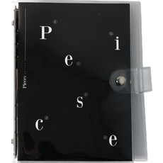 wannathis A5 Pisces 6孔活頁本組, 02黑色, 1套