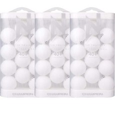 참피온 하이퍼 트레이닝 탁구공 40+, 3개