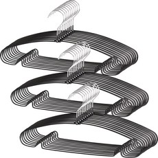 Cho Eun Living 塗層防滑衣架, 30個, 黑色