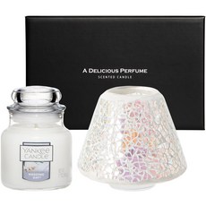 Yankee Candle 小罐香薰蠟燭 + 馬賽克罐燈罩禮品套裝, 婚禮當天, 閃爍