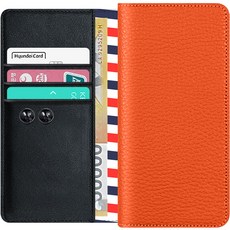 아이엔픽 더블업 컬러 라인 플립 지갑형 휴대폰 케이스