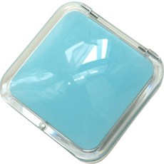 Double J 粉彩攜帶式雙面迷你手拿鏡 B款, 1個, 藍色