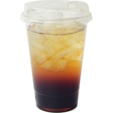 Inp PLA 冰杯杯身 92.5mm 500ml 50入 + 飲用杯蓋 50入 套組, 1套