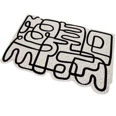 I'm Line玄關線圈腳踏墊 50*80cm, 風格 2, 1個