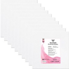 Master 無框棉質帆布畫板 S型 15 x 15 cm, 2號, 10個