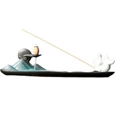 유니독 陶瓷線香座 香插 兔子, 混合色