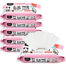 Etipet 寵物手腳臀部清潔濕巾, 80張, 6包