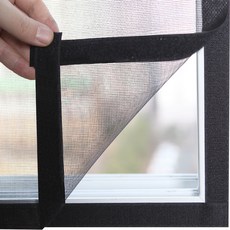 Janus網密式防蟲網黑+魔術貼黑套組, 1組