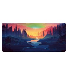 라이프스윗 감성 풍경화 노트북 키보드 마우스 장패드, 15