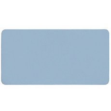 라이프스윗 양면 인조가죽 방수 무지 와이드 책상 키보드 장패드, 블루