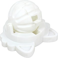 PETSMON 狗狗貓咪滾動嗅聞玩具, 全白色, 1個