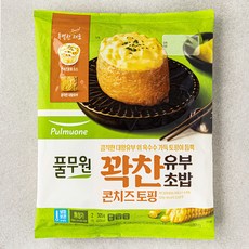 풀무원 꽉찬 대왕 유부초밥 콘치즈 토핑, 305g, 1개