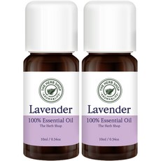 더허브샵 에센셜오일, 라벤더, 10ml, 2개