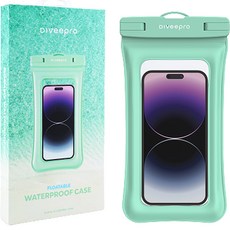Diveepro 氣墊手機防水袋, 薄荷綠, 1個
