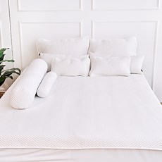 아리베베 알래스카 지그재그 쿨매트, 베이지, 1개