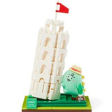 比薩霍爾迪斜塔磚圖, 1個