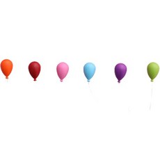 드기상점 큐티 냉장고 자석 세트, 풍선