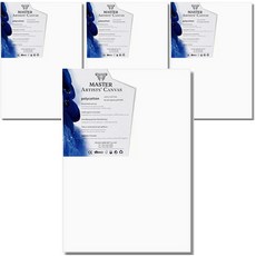 大師級棉布畫布 F型, 5號, 4個