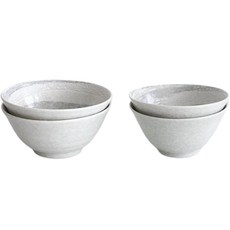 Loco Living Ichihara Air Sere 2 x 2p 套組, 小碗 2個+大碗 2個, 白色