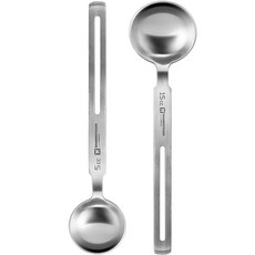 Wagensteiger 不銹鋼量勺 5ml + 15ml 套裝, 1套