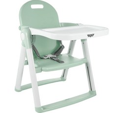 KEENZ 孩童用便攜式折疊餐椅, 薄荷綠