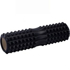 PEONIST 居家健身 健身房 伸展 瑜珈滾筒, 黑色