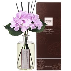 ARONICA 花朵擴香 700ml+花朵棒+纖維棒 5入, 午夜茉莉, 700ml, 1組