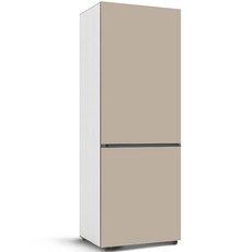 라온퍼니쳐 모노 광폭 투도어 틈새 주방수납장 600 방문설치, 코코아베이지