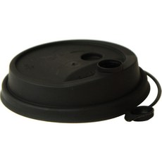 Inp 可重複使用杯 一體式瓶塞霧面黑杯蓋 90 x 22 mm, 50個, 馬克杯蓋型