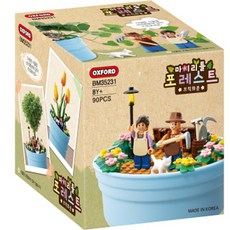OXFORD TOY 我的小森林 花盆 35231 90片, 混合顏色, 1個