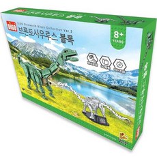Zeus 恐龍世界 ver.3 雷龍 Digo積木, 混合色, 1個
