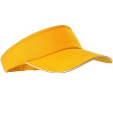 Sonio 經典單線空頂遮陽帽, 02 黃色, 1個