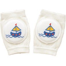Stardoor 嬰幼兒用可愛刺繡網眼護膝 2件組, 帆船, 1個