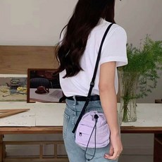 Planday 女性用 Tobi 迷你束口斜背包 & 肩背包, 紫色