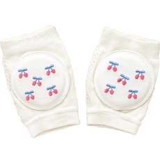 STARDOOR 可愛刺繡網眼護膝 2件組, 小櫻桃, 1個