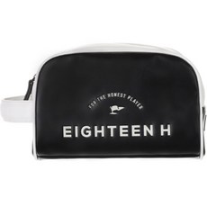 EIGHTEEN H 雙層口袋基本款收納包, 黑色, 1個