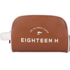 EIGHTEEN H 雙層口袋基本款收納包, 棕色, 1個