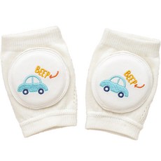 STARDOOR 可愛刺繡網眼護膝 2件組, 汽車, 1個