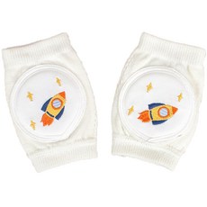 Stardoor 可愛刺繡網眼護膝 2件組, 火箭, 1個