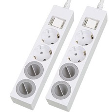 Sweet Home Home365 過載切割節電排插4孔1.5m+安全罩2p一套, 1.5m, 2組