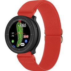 스페이스쉴드 VOICE CADDIE T-Ultra 호환 22mm 스트래치 나일론 스트랩, 비비드핑크, 1개