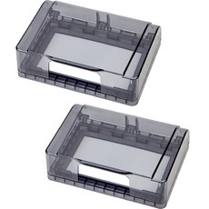 One Stop 橫式防水安全插座蓋, 2個