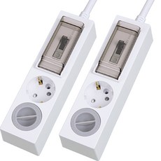 Sweet Home Home365 大容量斷線多接頭 2 插腳 1.5m+安全蓋套組, 2組