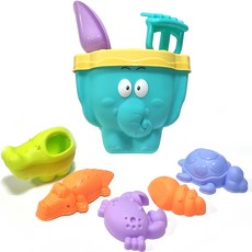 i-friends 1005 粉彩水桶沙灘玩具, 430g, 1個, 隨機出貨