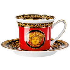 Versace 美杜莎濃縮咖啡杯碟排套裝, 混色, 1組
